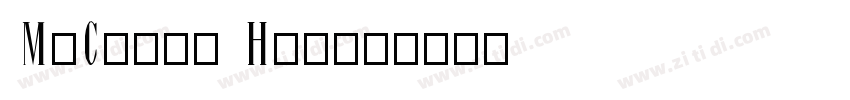 MiClock Heavy字体转换